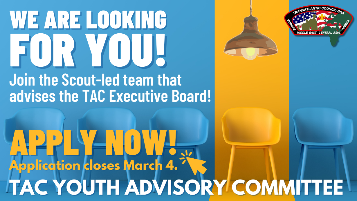 The TAC Youth Advisory Committee is looking for new memebrs